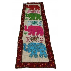 Indian Decorative Tapestry Wall hanging Ethnic Home Cotton Embroidered Patchwork 8907033249661  263879936932